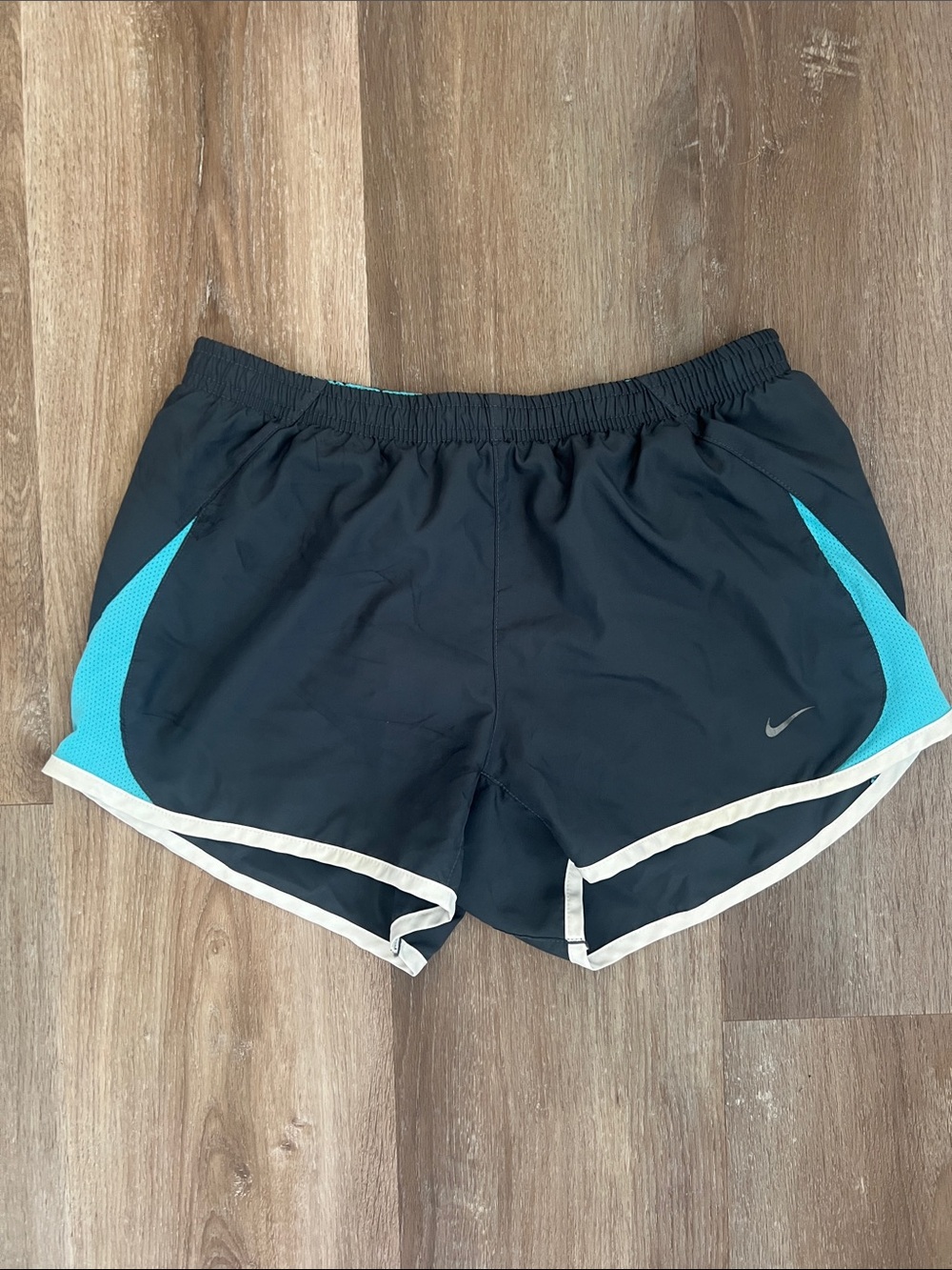 Nike Athletic Running Shorts with Teal Accents